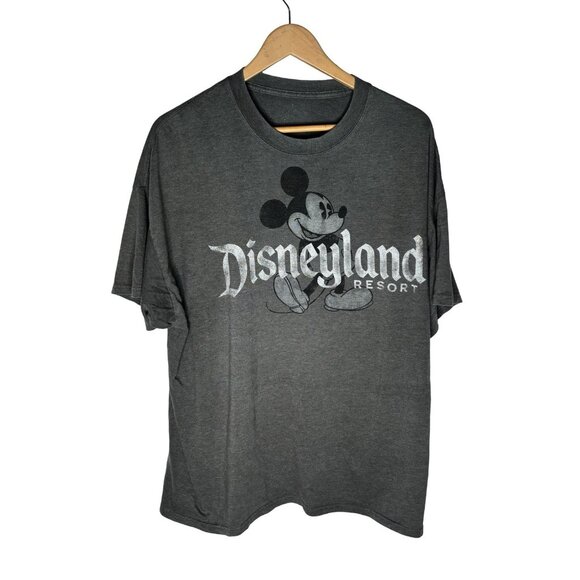 Disney Parks T-Shirt Size 2XL Grey Mickey Mouse Short Sleeve Walt Disney World - Picture 1 of 3
